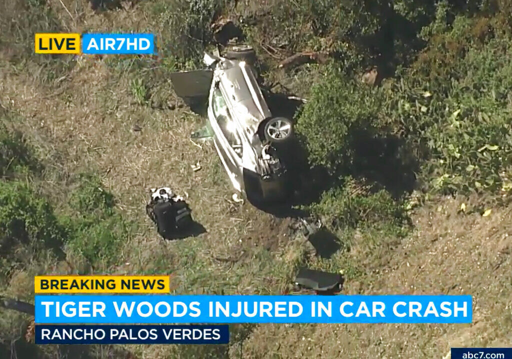 Tiger Woods Vehicle Crash